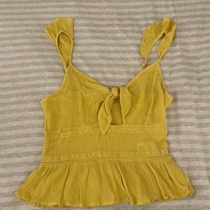 Ruffle sleeve blouse